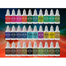 Maya Inks Alcohol Inks Set of 30 - 15 ml Bottles, Vibrant Alcohol-Based Inks for Art & Crafting