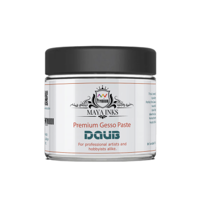Maya Inks Daub Gesso for Canvas – Premium Acrylic Gesso for Artists 100 gm